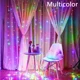 thumbnail image 3 of Guirnalda de luces LED de 3 a 60 m con forma de carámbano para Navidad, para exteriores, para bodas, Ramadán, hogar, habitación, patio, fiesta, decoración 2023, 3 of 5