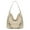 Beige, variant on Wrangler Large Hobo Purses and Handbags for Women with Buckle and Fringe Zipper Faux Suede Shoulder Bag, Black