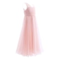thumbnail image 5 of iiniim Girl's Sleeveless Mesh Long Gowns Pageant Party Prom Wedding Junior Bridesmaid Dress, 5 of 7