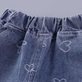 thumbnail image 6 of ZOYOEN Toddler Girls Fashion Outfits Set- Casual Cute Short Sleeve Baby Summer Clothes Embroidered T Shirts and Denim Shorts Black Size 4 T, 6 of 6
