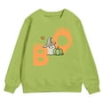 thumbnail image 4 of KPOPLK Baby Boys Hooded Sweatshirt Long Sleeve Solid Romper Baby Fall Winter Spring Outfits(4Y,Green), 4 of 4