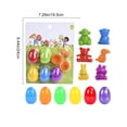 thumbnail image 2 of EWASWON Easter Surprise Eggs Toys 12 Pack with Mini Figures Inside for Ki-ds Tod-dlers, Easter Egg Hunt Set, Plastic Easter Basket Stuffers & Party Favors for Ages 3+ (BPA-Free), 2 of 6