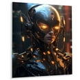 thumbnail image 2 of Designart "Voyager of the Cosmic Feminine I" Robot Metal Art Print, 2 of 5