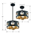 thumbnail image 6 of Crystorama Lighting - Four Light Ceiling Mount - Ceiling Mount - Odelle - Four, 6 of 6