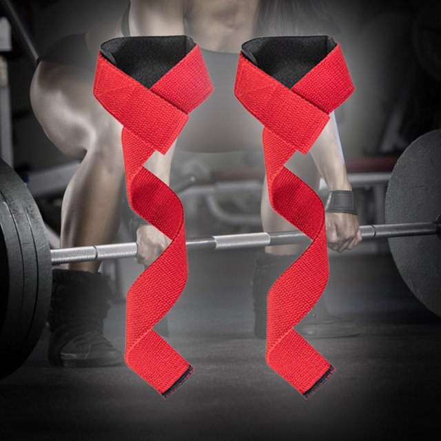 Muñequeras para levantamiento de pesas Elevadores de nailon correas de entrenamiento correas antideslizantes para equipos de culturismo Barbie Nuevos Originales