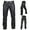 Black-A, variant on HEZHUONE Black Cargo Pants Long Retro Goth Slim Men's Pants Trousers Winter Autumn Punk Casual Men's Pants Hot Sale