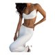 thumbnail image 3 of SAYOO Mujeres atractivas Trajes de verano Cuello halter Sin mangas Sin espalda Tops + Falda larga delgada SAYOO  Sexy, 3 of 7