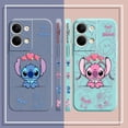 thumbnail image 4 of Case For OPPO RENO 8 7 9 6 7SE 5 4 4SE 4 3 4G 5G PRO PLUS Colour Simple Liquid Silicone Case Lilo And Stitch Angel Couple, 4 of 5