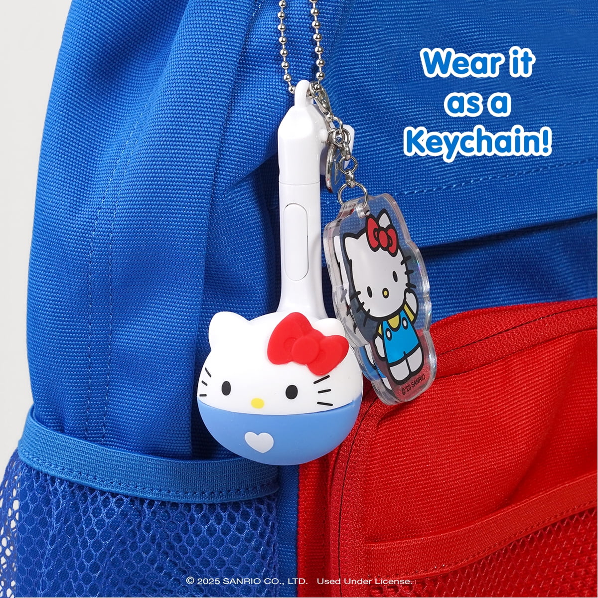 Otamatone Melody Sanrio Portable Small Size Electronic Keychain Musical Toy from Japan - Hello Kitty