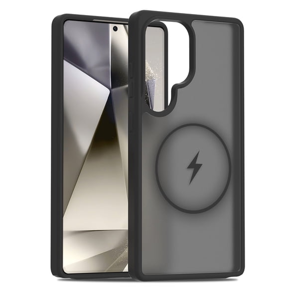 Dteck for Samsung Galaxy S25 Ultra Phone Case, Compatible with MagSafe, Magnetic Case for Samsung S25 Ultra, Military-Grade Protection, Yellowing Resistant, Classic Series, Frosted Black