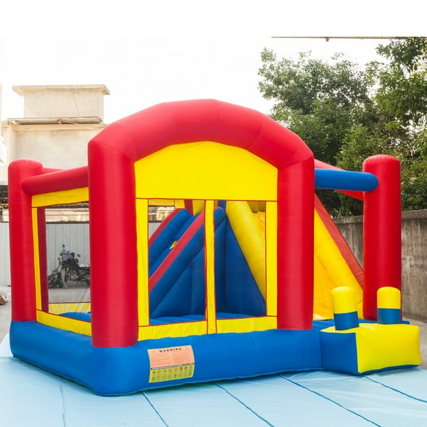 Zimtown Magic Bounce House Castle Inflatable Bouncer Child's Jumper Slide without Blower