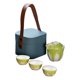 thumbnail image 5 of Juego de tetera de cerámica, taza de té de porcelana con infusor y colador, juego de té Kung Fu B, 5 of 9