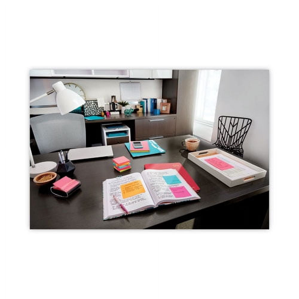 Original Pads in Poptimistic Collection Colors, Note Ruled, 3" x 3", 100 Sheets/Pad, 6 Pads/Pack | Bundle of 10 Packs