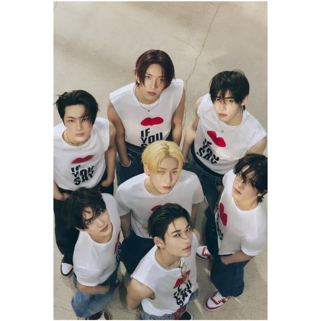 Enhypen Jungwon Heeseung Jay Jake Sunghoon Sunoo Ni-ki 2do álbum de estudio Romance Untold Concept Photo Póster musical Decoración del hogar K-Pop para la sala de estar Estética Kpop Grupo de chicos