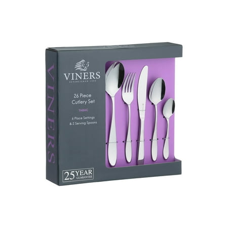 Set Cubiertos Tabac 26 Pzs Acero Inoxidable