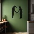 thumbnail image 4 of LaModaHome Exclusive Heart Guys ,Two Men Make A Heart By Joining Their Handsmetal Wall Art – Durable & Artistic Metal Wall Art for Home and Office Decor, 4 of 5