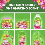 Gain Plus Flings Laundry Detergent Soap Pacs, All-In-One, Happy Hibiscus Scent, 32 Count