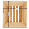 thumbnail image 7 of Good Wood By Leisure Arts Wooden Crate, Wood Crate Unfinished, Crates For Display, Crates For Storage, Wooden Unfinished, Pine, 14.75" X 13.5" X 13", 7 of 7