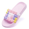 thumbnail image 5 of Boys Girls Slippers Toddler Pillow Slides for Kids Sandals For House Shower Beach Non-Slip, 5 of 7