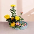 thumbnail image 5 of Maceta grande de PP for jardinería, bandeja de goteo, platillo minimalista redondo for arreglos florales., 5 of 5