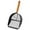 Black 1, variant on Barhoo Stainless Steel Cat Litter Scoop with Long Handle for Easy Litter Box Cleaning, Durable Pet Waste Scooper with Sifting Design and Ergonomic Grip 1 Stainless Steel Cat Litter Scoop