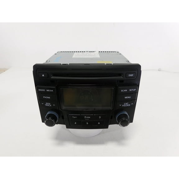 Pre-Owned 12 13 14 Hyundai Sonata CD Player Radio OEM LKQ - Verify Specific Vehicle Fitment In Description - (Good)