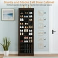 thumbnail image 4 of Studyset Shoe Cabinet, 10-Tier Entryway Shoe Storage Cabinet with 27 Cubbies and Tall Boots Storage, Freestanding Tall Shoe Organizer with Boots Racks Cabinet for Entryway, Hallway, Closet, 4 of 6