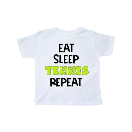 

Inktastic Eat Sleep Tennis Repeat Gift Toddler Boy or Toddler Girl T-Shirt