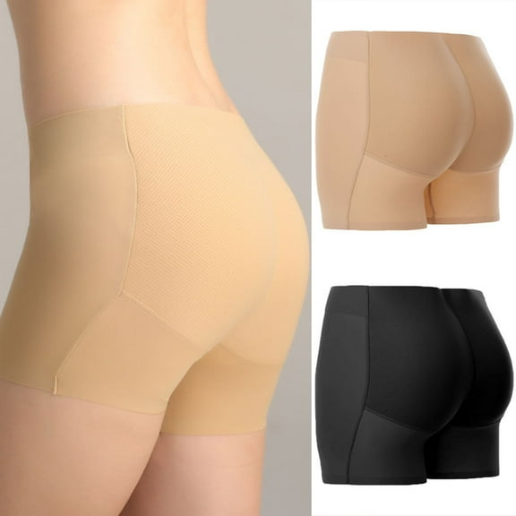 ZRGHAOYLQ Skin Butt Pads Panties for Women with Hip Pad Butt Lifter Underwear Seamless Hip Enhancer Panty Body Shaper Boyshort Underwears