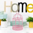 thumbnail image 2 of VICASKY Birdcage Decor - 3pcs Mini Birdcage Ornament Decorative Bird Cage Circle Bookshelf Hanging Candle Holder Desktop Dining Table Decor Delicate Tabletop Adornment Cosmetic Rack, 2 of 8
