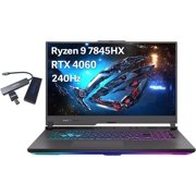 ASUS ROG Strix G17 17.3" QHD 240Hz Gaming Laptop, AMD Ryzen 9-7845HX, NVIDIA GeForce RTX 4060, 32GB DDR5, 2TB PCIe SSD, RGB Backlit Keyboard, Wi-Fi 6E, Win 11, Gray, 32GB Hotface USB Card