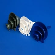 Terbold Plastic Funnel Set, 4 Size Set (mini, small, medium, large)