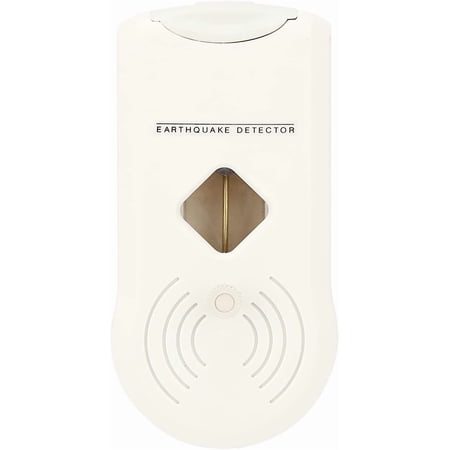 Earthquake Detector, Early Warning Seismic Activity Alarm with Adjustable Sensitivity, Loud Emergency Alert Device for Home Safety, Wall Mountable No Tools Required