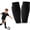 Black, variant on Soccer Shin Guards for Youth, Honeycomb Protective Pads with Lightweight Design