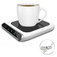 thumbnail image 1 of Coffee Cup Warmer for Desk 3-Gears Adjustable Temperature Coffee Mug Warmer with Drink Water Reminder Home Office Use, Auto On/Off Gravity-induction Mug, 1 of 8