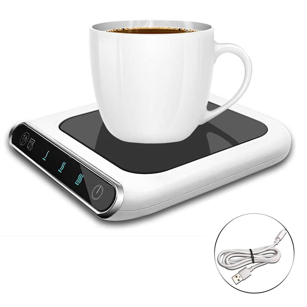 Evelots Desktop Electric Mug Warmer-Coffee//Tea//Cocoa//Soup//Scented Candles-Set//2