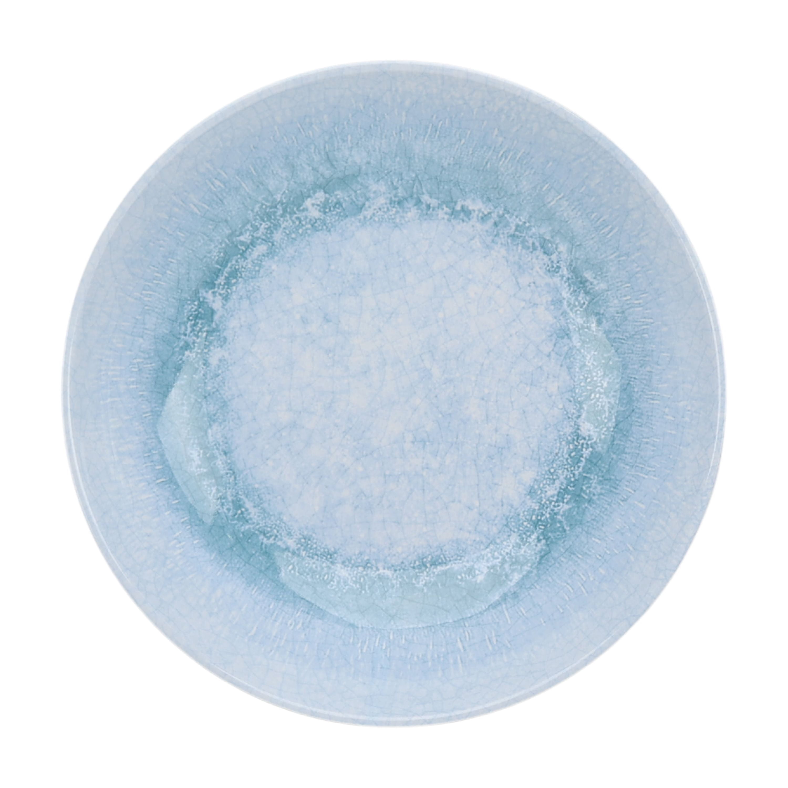 (2 pack) Better Homes & Gardens 4-Pack Reactive Dinner Bowls, Blue