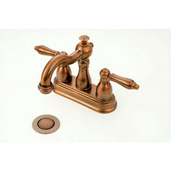 American Brass OB99ORB Rubbed Bronze Metal 4" 2-Handle Old Style Lavatory