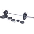 thumbnail image 3 of BalanceFrom Cast Iron Olympic Weight Including 7FT Olympic Barbell and Clips, 300-Pound Set (255 Pounds Plates + 45 Pounds Barbell), Multiple Packages, 3 of 6