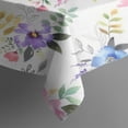 thumbnail image 3 of Pioneer Flower Floral Print Pattern Rectangle Tablecloth 60"x84",Waterproof Polyester Rectangle Table Cloth, Wipeable Spillproof Polyester Tablecloth for Dining, Camping, Indoor and Outdoor, 3 of 5