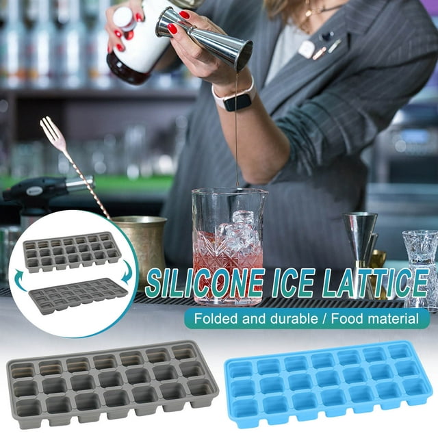 Vaidha 21 Cell Folding Ice Cell Ice Maker Container Folding Easy Release Ice Block Press Ice Box