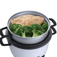 thumbnail image 4 of Aroma Housewares - Arrocera y vaporizador de alimentos (14 tazas sin enfriar) (ARC-747-1NG), color blanco, 4 of 4