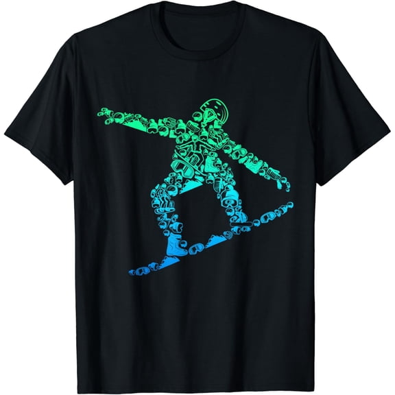 Snowboard Snowboarder Snowboarding Men Boys Kids T-Shirt