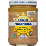 Best Almond Butters - MaraNatha Organic Creamy California Raw Almond Butter, 12 Review 