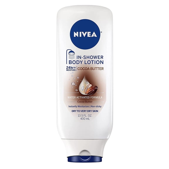 Nivea Lotion In-Shower Cocoa Butter 13.5oz (Dry To Very Dry)