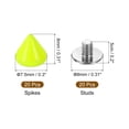 thumbnail image 2 of Kit de Clous et Pointes 20Ensemble, Pointes Cônes 7,5 x 8mm Rivets Punk Rock, Vert, 2 of 7