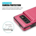 thumbnail image 6 of Samsung CSSAMS10-SMF-HP Smartflip Business Slim Leather Case with Trio Card & ID Slots for Galaxy S10 - Hot Pink, 6 of 8