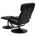 thumbnail image 5 of Emma + Oliver Multi-Position Headrest Recliner & Ottoman w/ Wrapped Base in Black LeatherSoft, 5 of 7