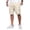 Beige #006, variant on Cargo Shorts for Men Knee Length Elastic Waist Athletic Shorts with Pockets Summer Casual Outdoor Hiking Short, 3XL