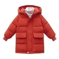 thumbnail image 4 of Girls Down Winter Coat Long Hooded Jacket Warm Insulated Outerwear for Toddlers and Kids, 4 of 4